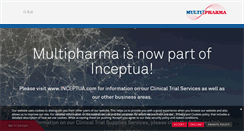 Desktop Screenshot of multipharma.com